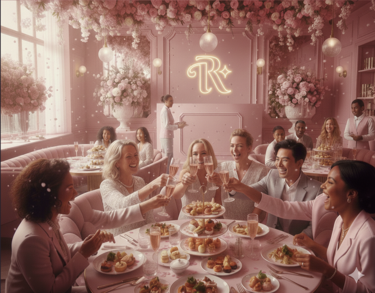 Cena para eventos privados con ambiente nocturno en The R Lounge by The Rosalia BCN, Barcelona